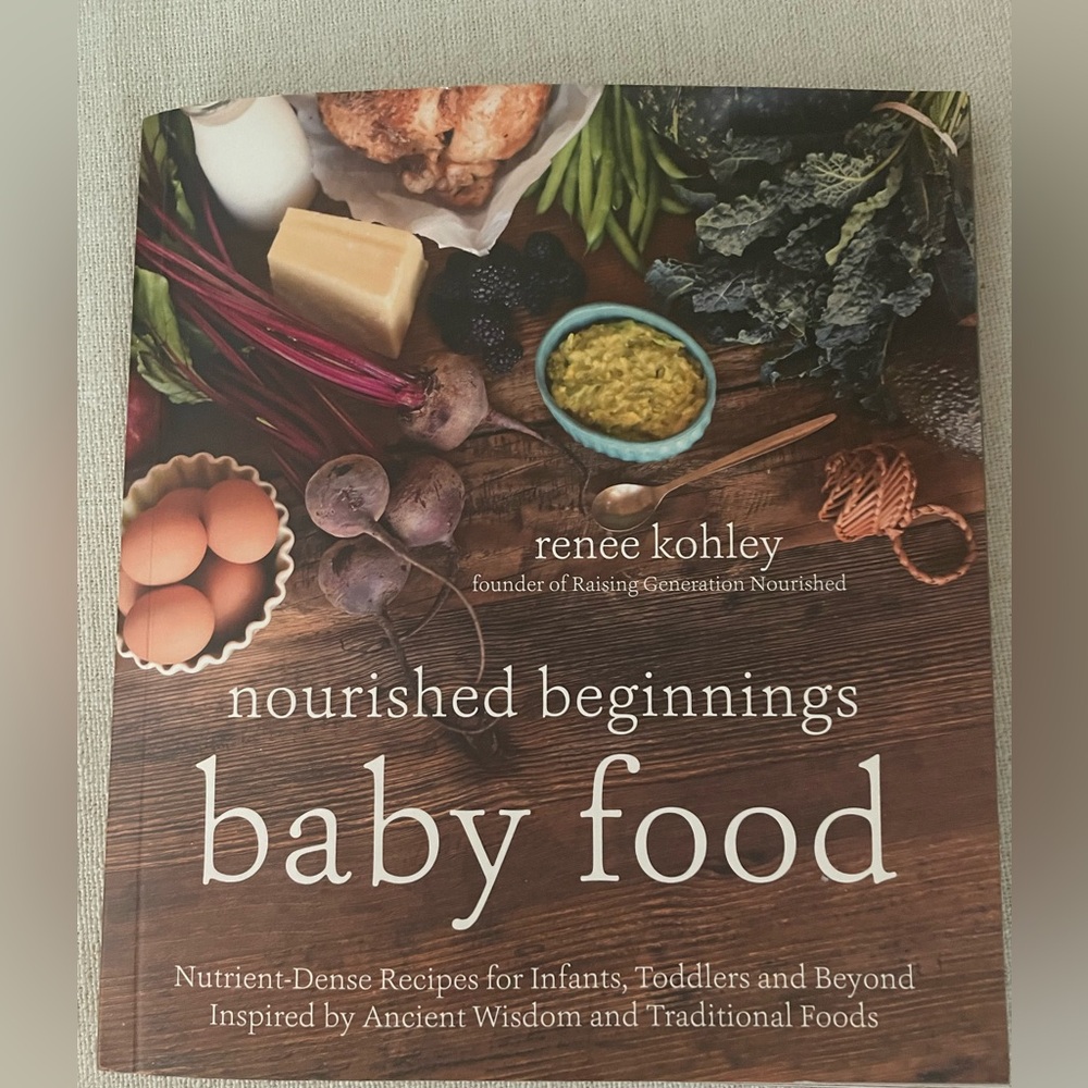 Nourished beginnings baby food cook book